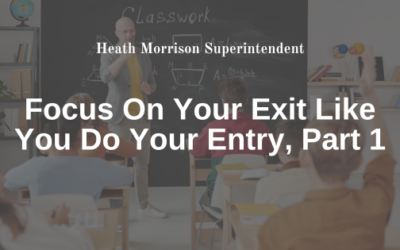 Focus On Your Exit Like You Do Your Entry, Part 1