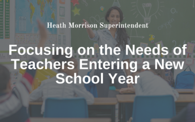 Focusing on the Needs of Teachers Entering a New School Year